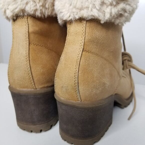 White Mountain Cliffs by Tori Women's Ankle Booties Color- Wheat Size 8.5M - Picture 7 of 11